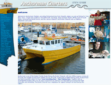 Tablet Screenshot of anchormancharters.co.uk